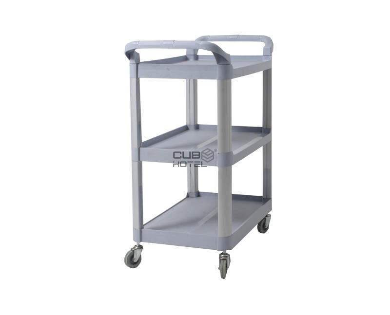 Carro Catering Cinza com 3 Estantes
